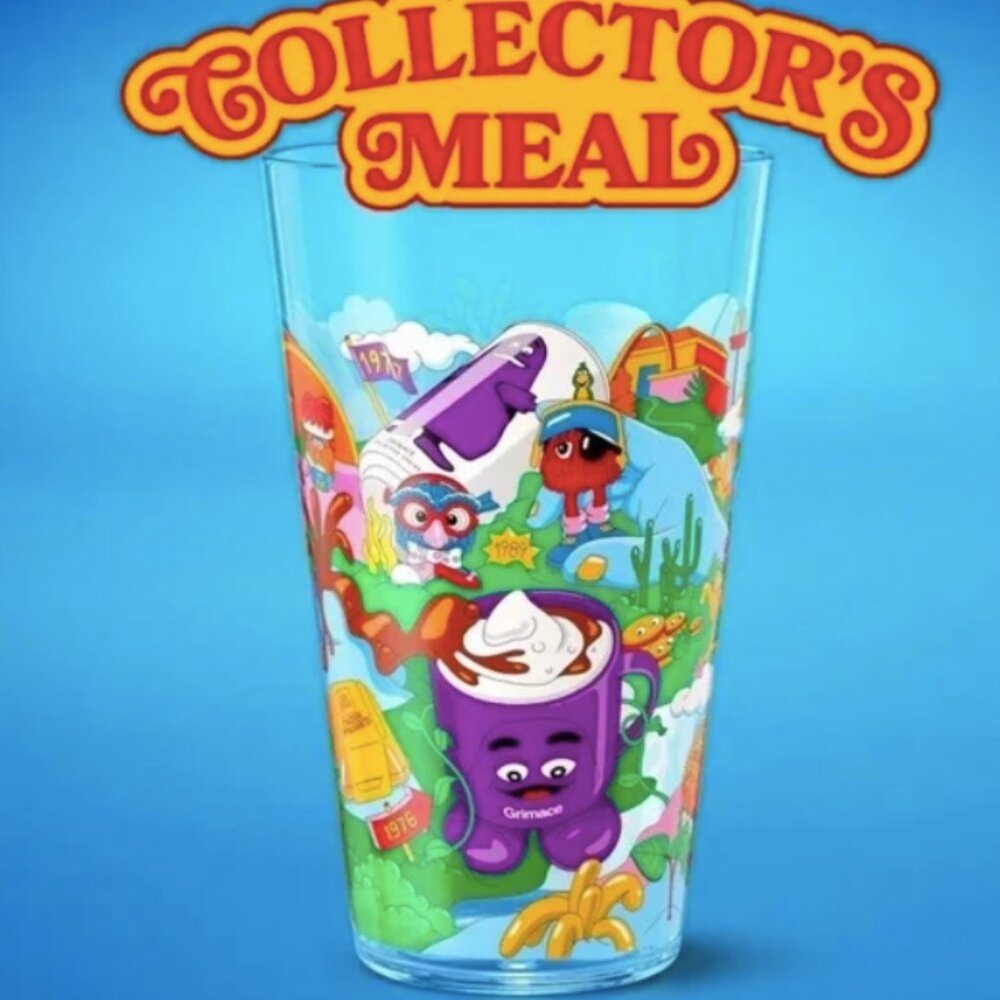 🍟 McDonalds Happy Meal Collector’s Cup 2024 GRIMACE/McDonald’s 🍟